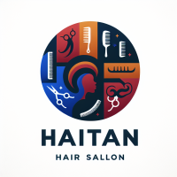 Logo salon de coiffure minimaliste pour une cliente haïtienne 