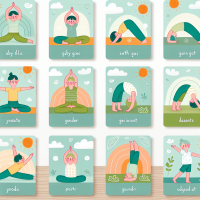 Yoga cards for kids