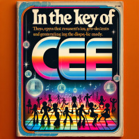 BOOK COVER IN THE KEY OF CEE - DISCO STYLE 