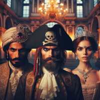  une image sultone et le pirate et la princes a 19h 