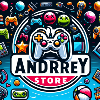 Criar uma logo De loja de Games Com o Nome Andrey Store