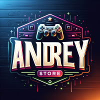 Criar uma logo De loja de Games Com o Nome Andrey Store Com um R