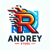 Criar uma logo De loja de Games Com o Nome Andrey Store Com um R